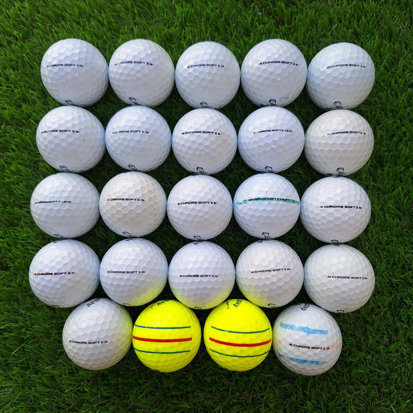 24 Bolas de golf Callaway Chrome Soft X