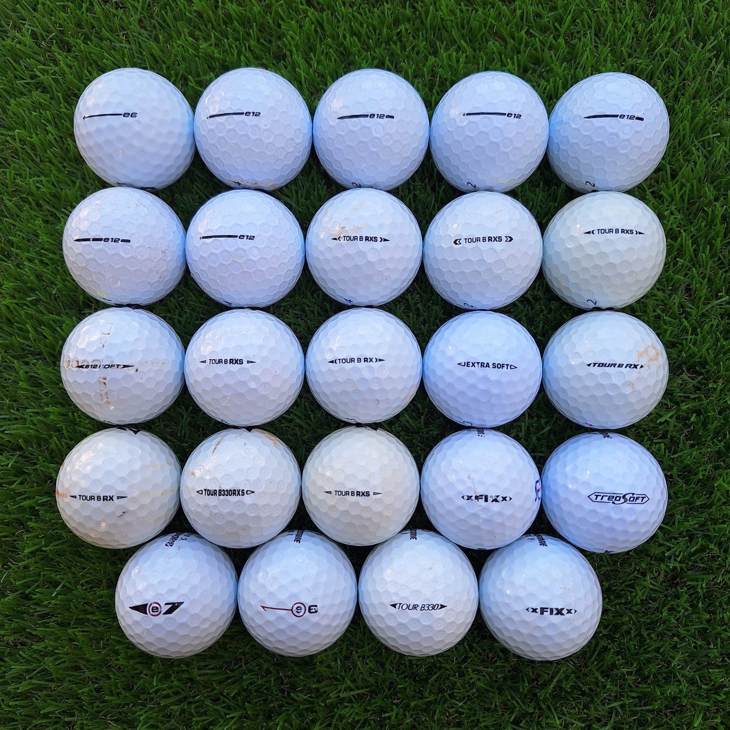 24 Bolas de golf Bridgestone mixtas