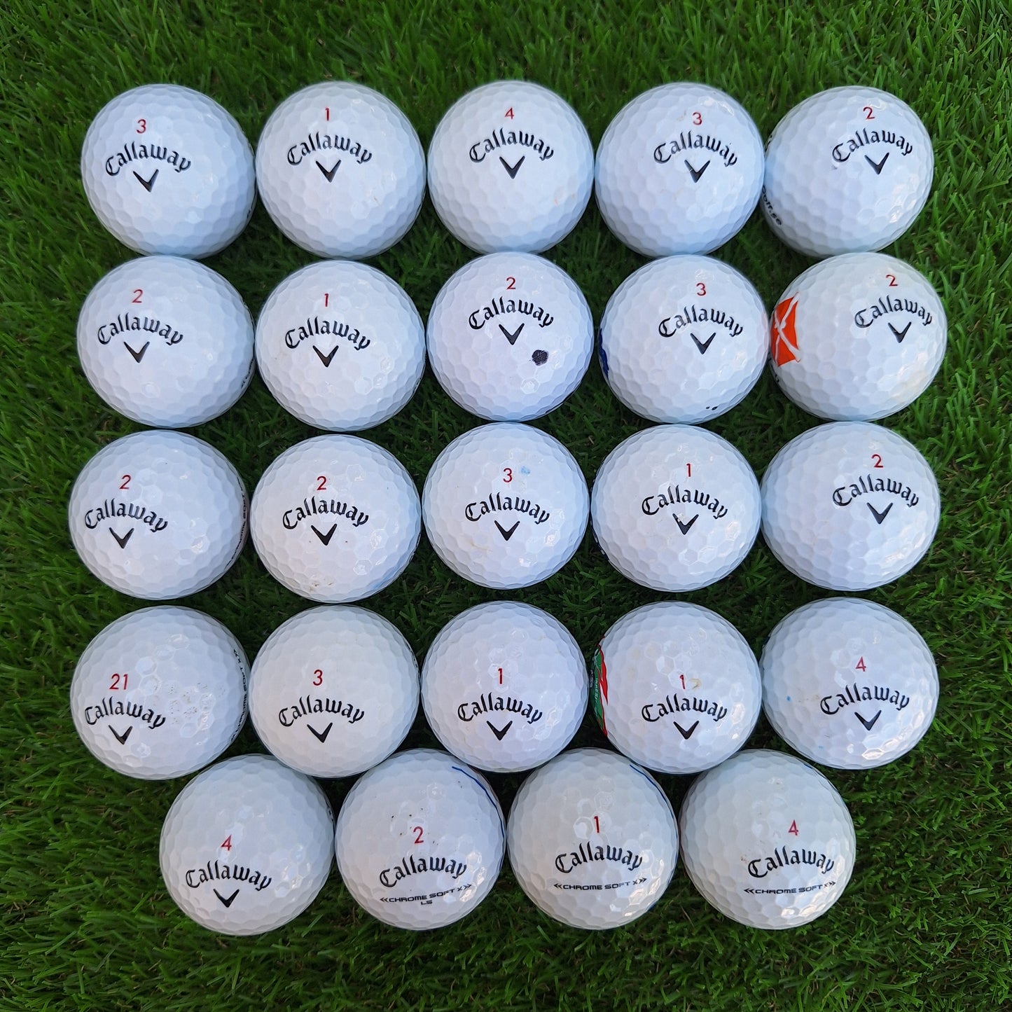 24 Bolas de golf Callaway Chrome Soft X