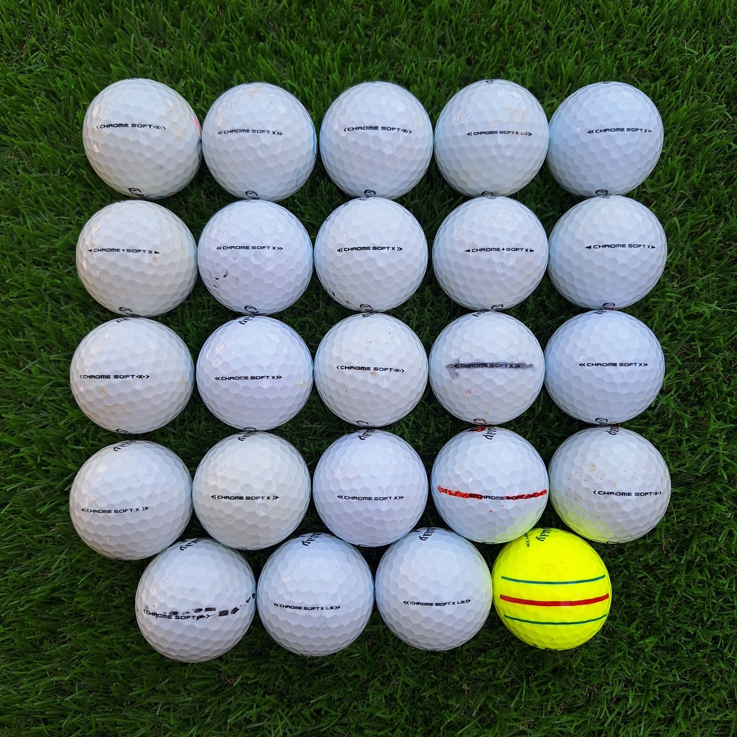 24 Bolas de golf Callaway Chrome Soft X