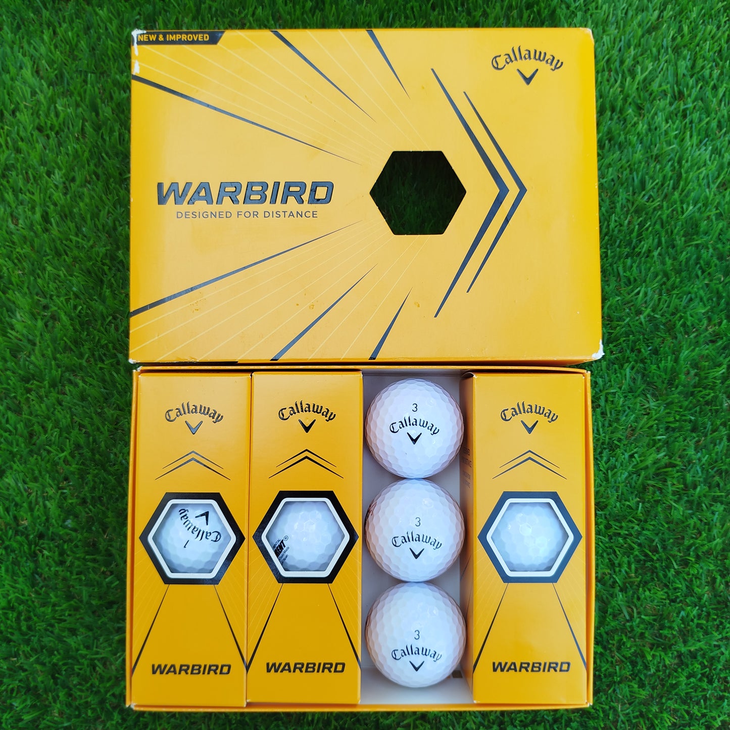 12 Bolas de golf nuevas Callaway Warbird