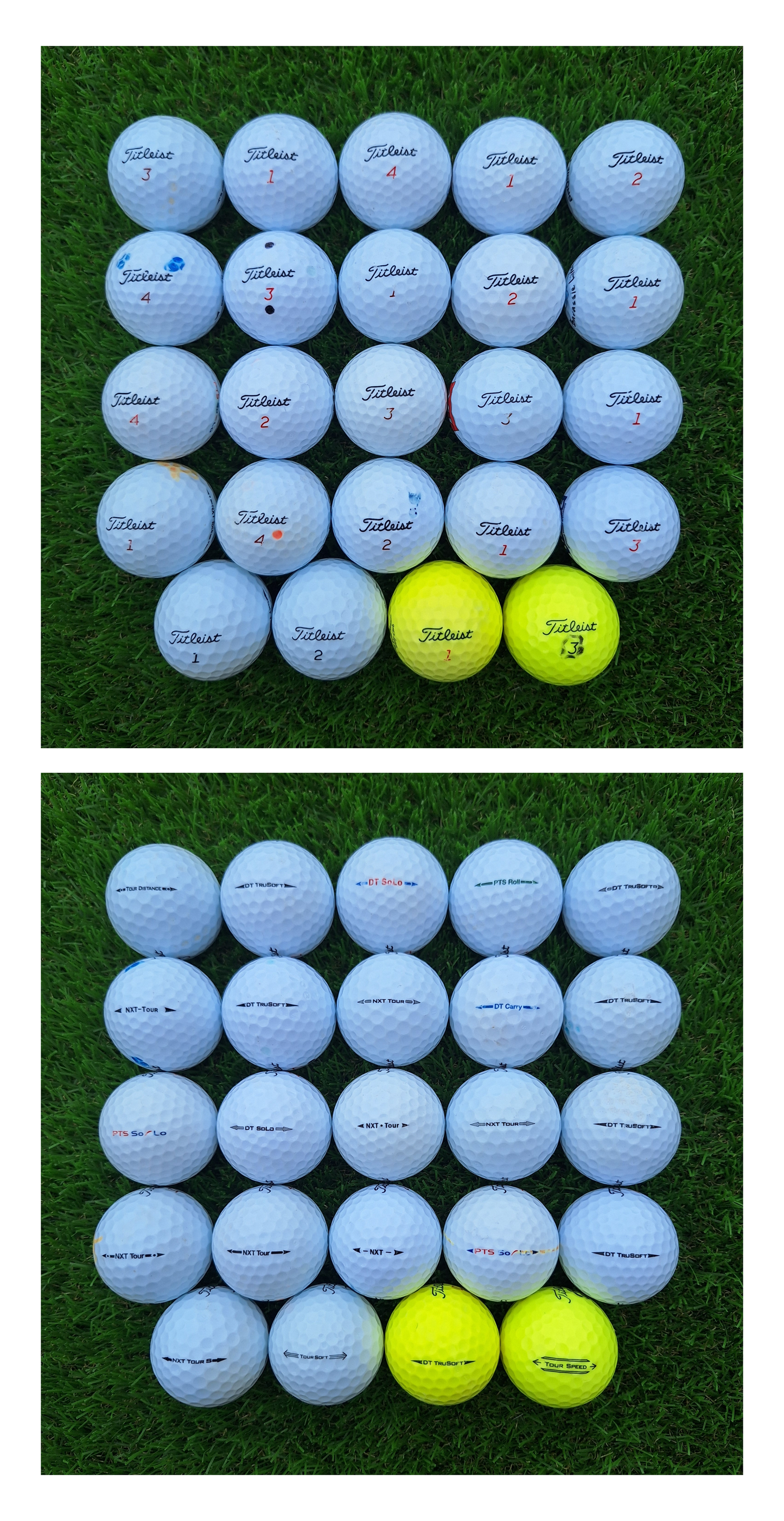 24 Bolas de golf Titleist Mixtas