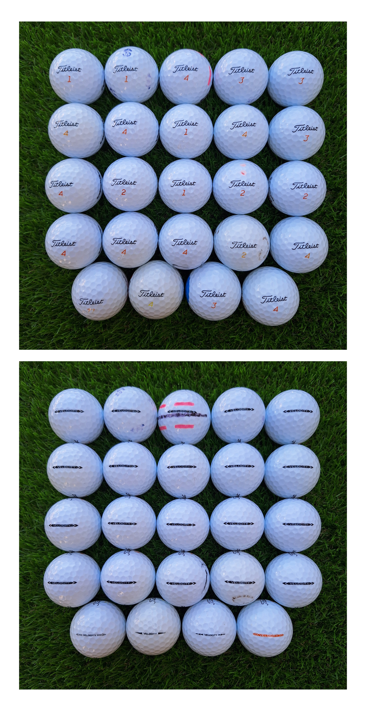 24 Bolas de golf Titleist Velocity