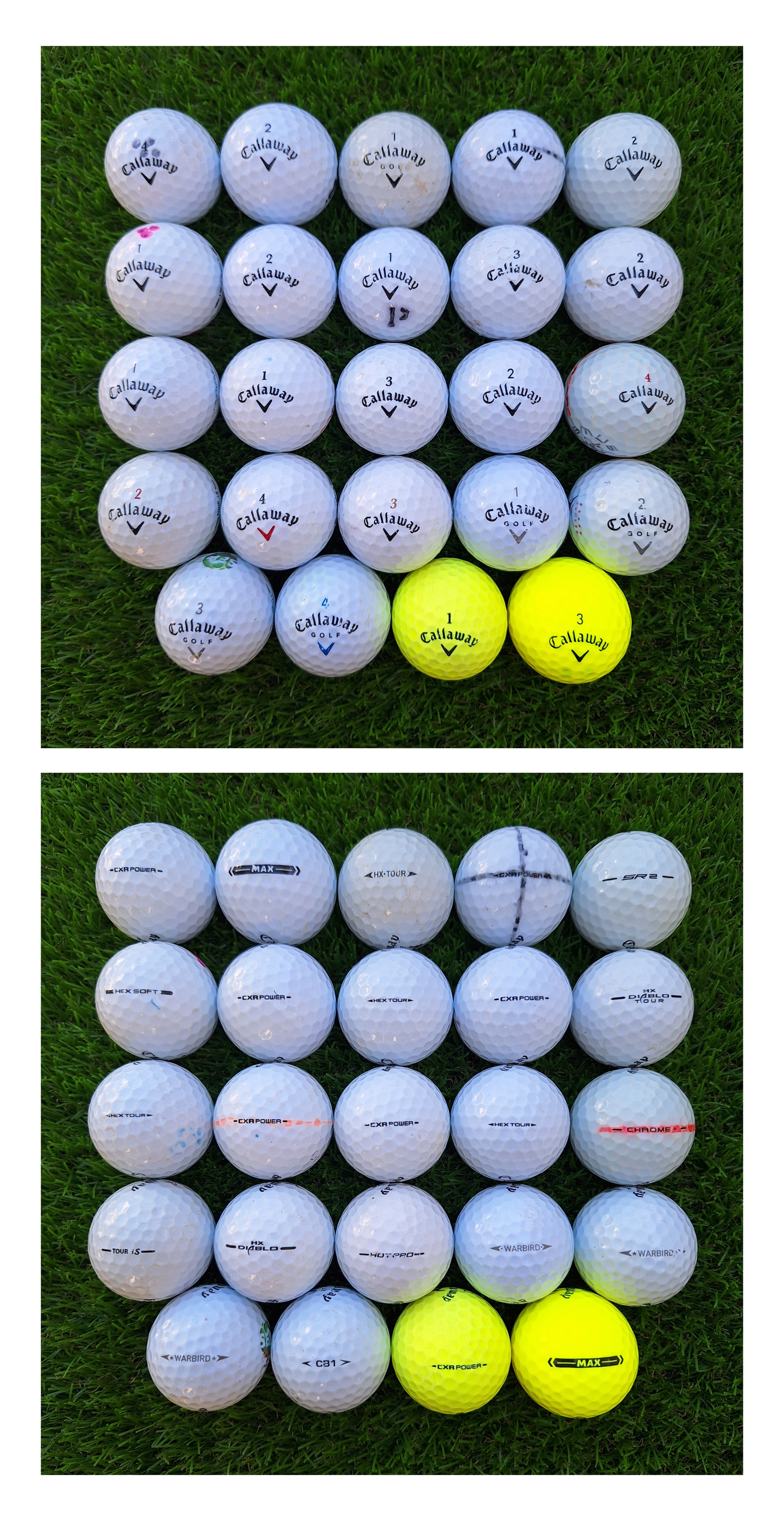 24 Bolas de golf Callaway Mixtas