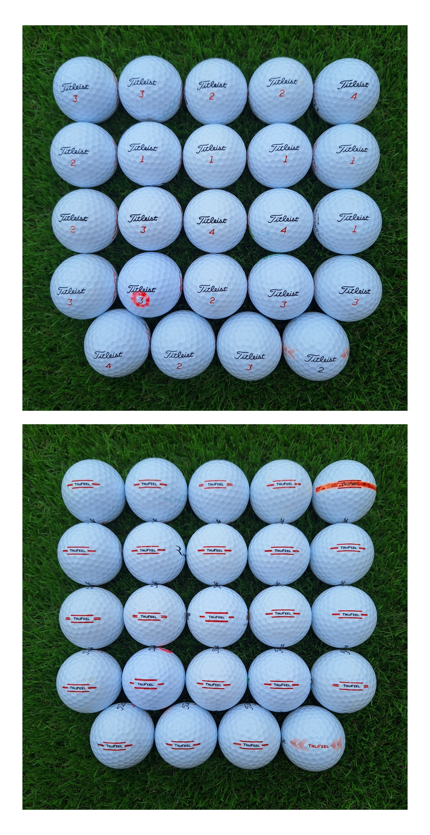 24 Bolas de golf Titleist Trufeel