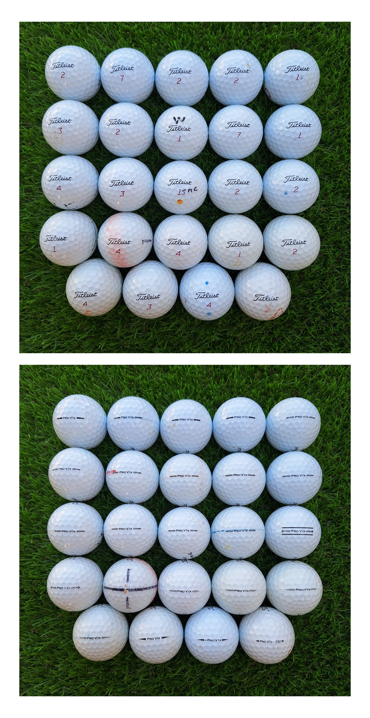 24 Bolas de golf Titleist ProV1x