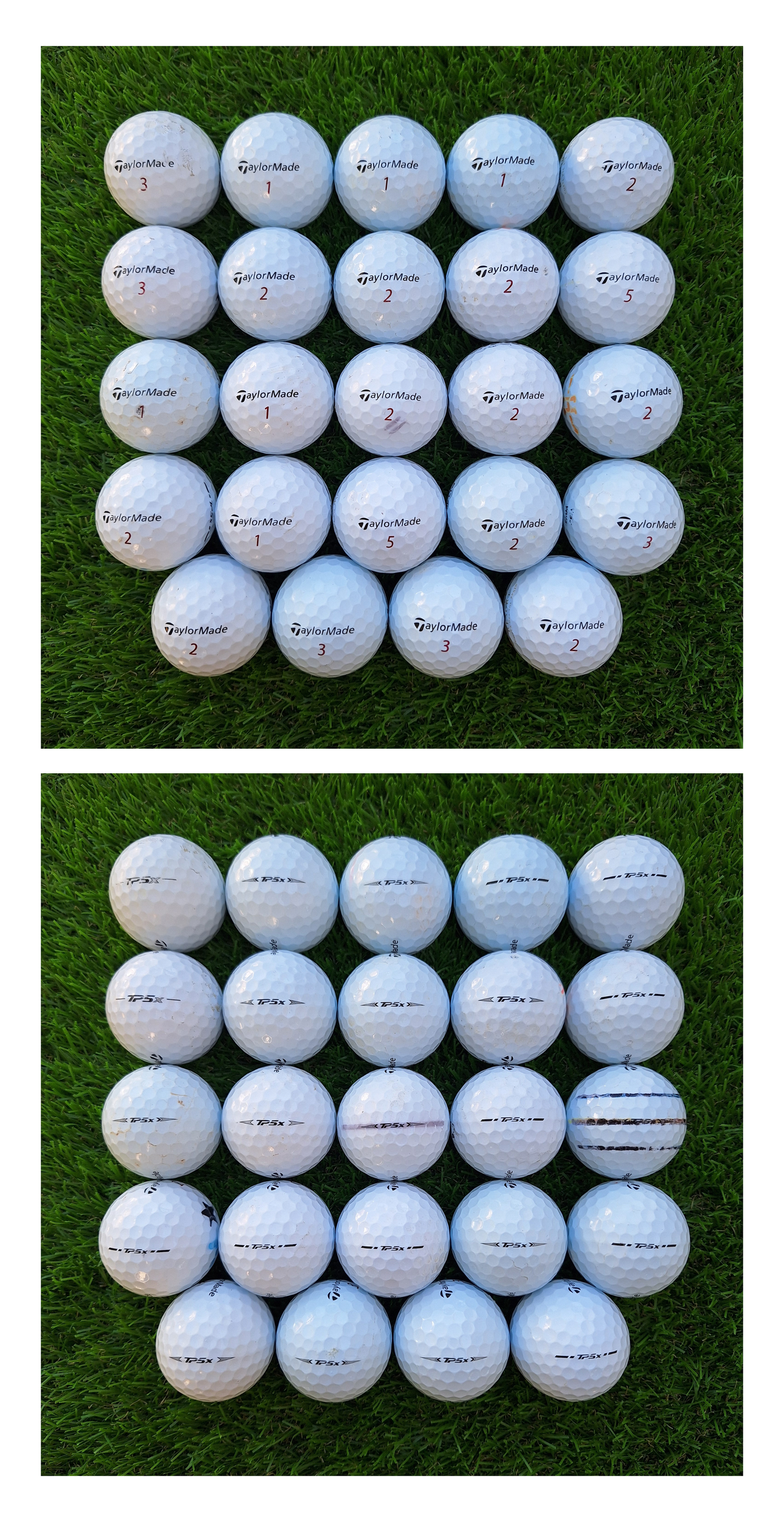 24 Bolas de golf Taylormade TP5x