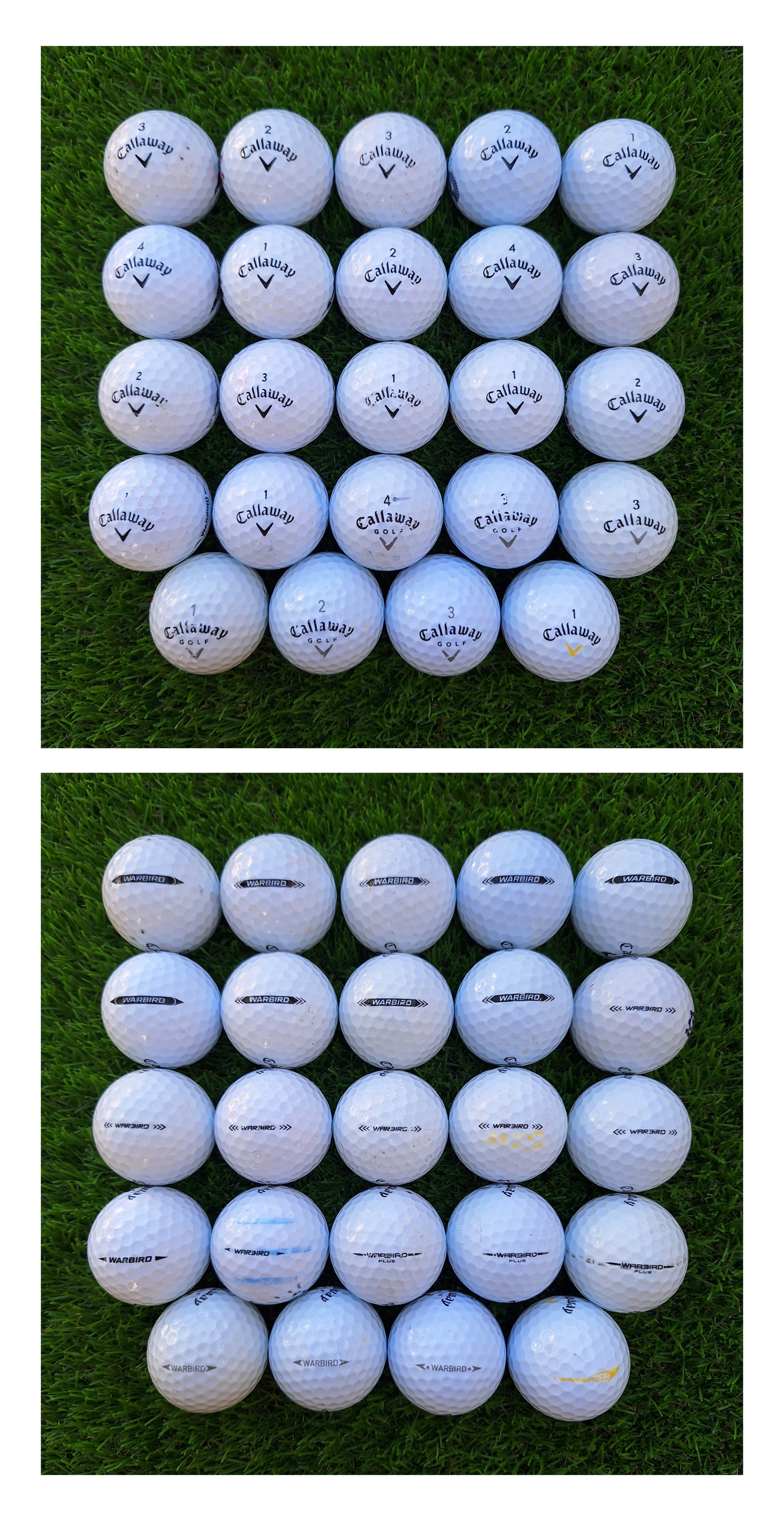 24 Bolas de golf Callaway Warbird