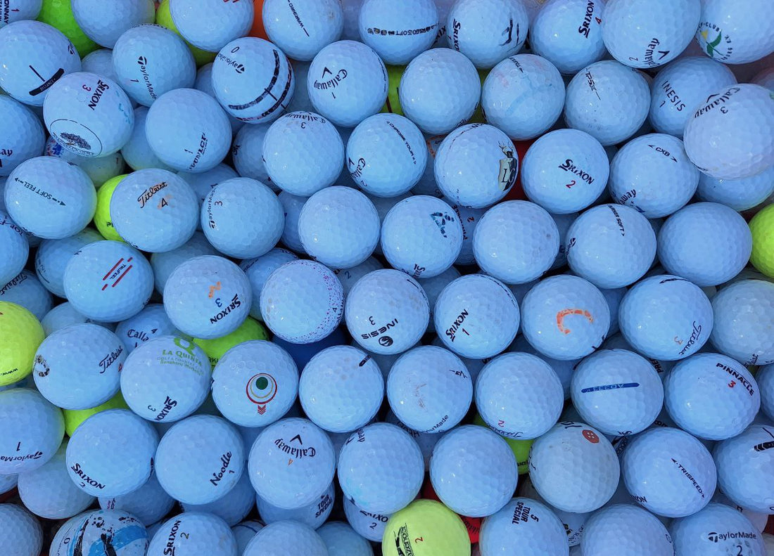 Bolas de golf recuperadas