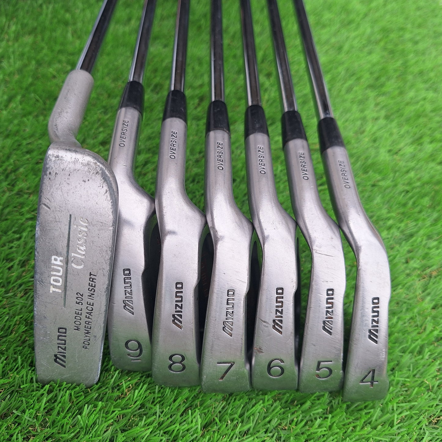 Palos de golf Hierros 4-9 y Putter Mizuno Tour Series