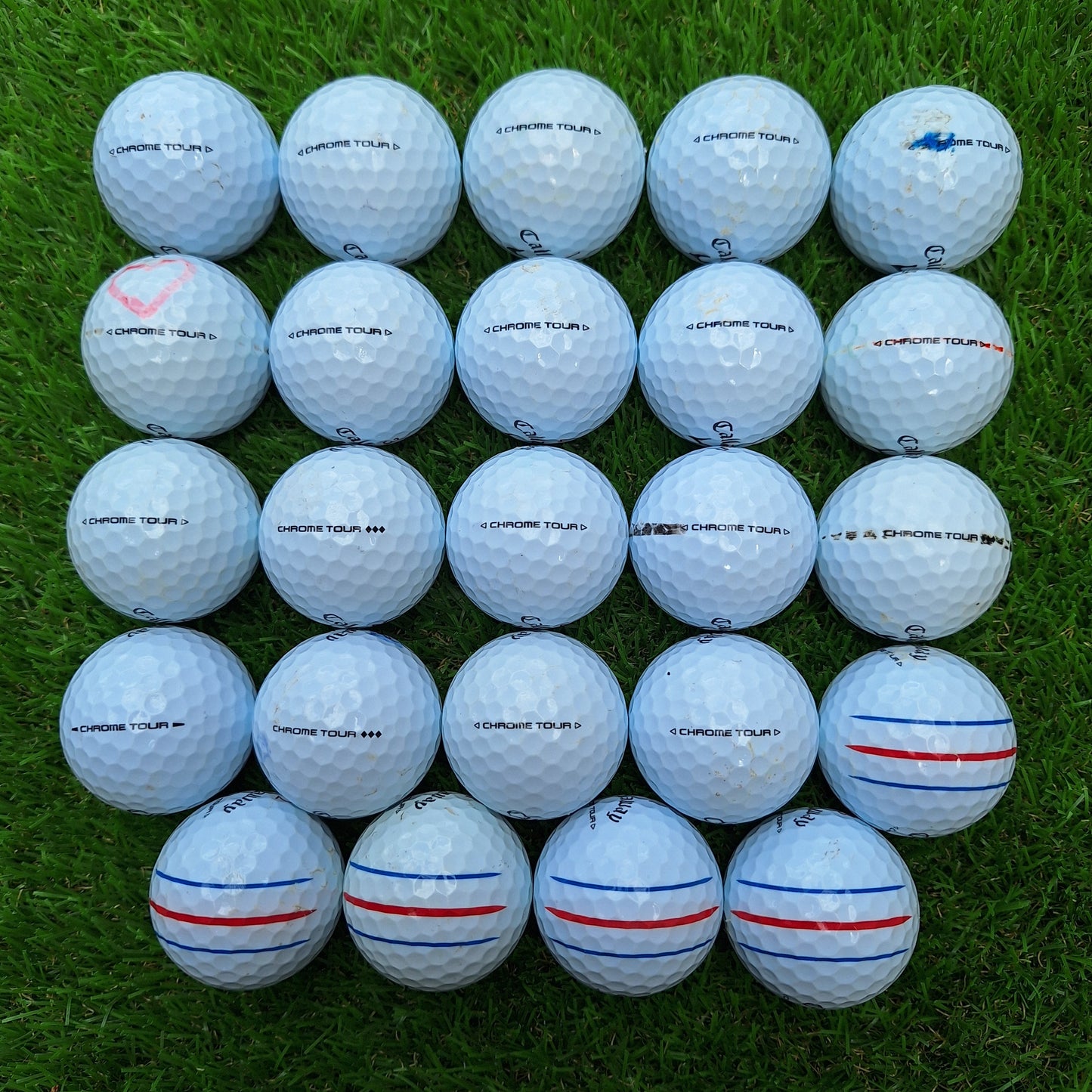 24 Bolas de golf Callaway Chrome Tour