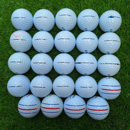 24 Bolas de golf Callaway Chrome Tour