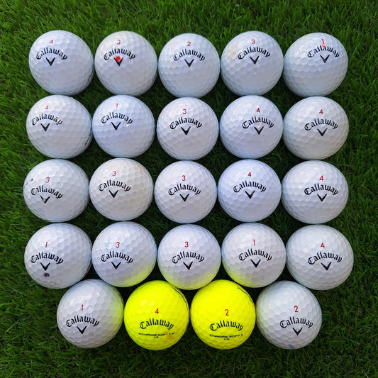 24 Bolas de golf Callaway Chrome Soft X