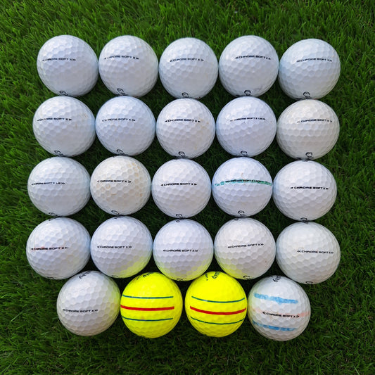 24 Bolas de golf Callaway Chrome Soft X