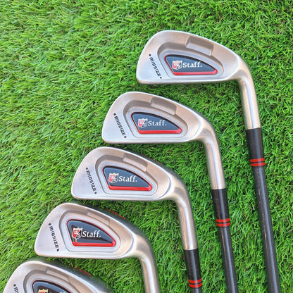 Palos de golf Hierros 4-9 y SW Wilson Staff Midsize