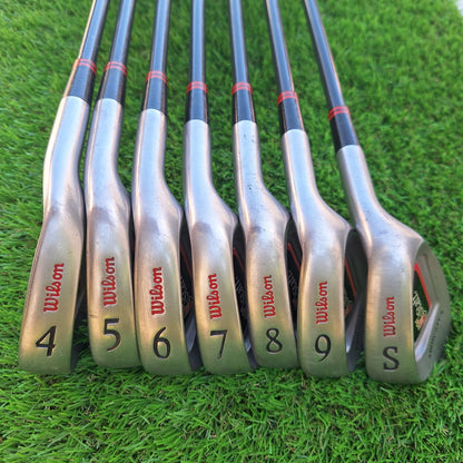 Palos de golf Hierros 4-9 y SW Wilson Staff Midsize