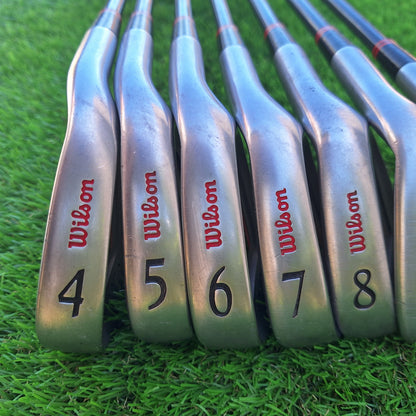 Palos de golf Hierros 4-9 y SW Wilson Staff Midsize