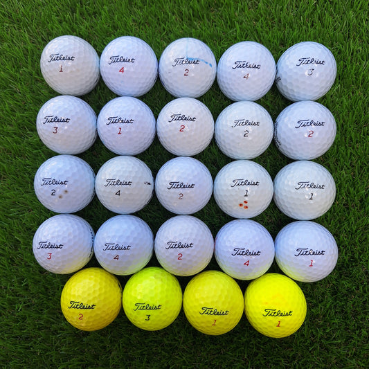 24 Bolas de golf Titleist mixtas