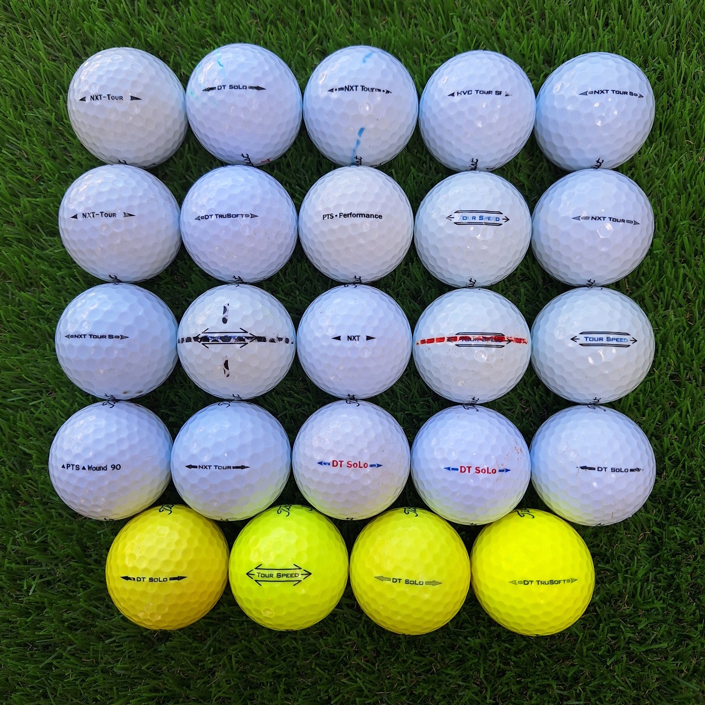 24 Bolas de golf Titleist mixtas