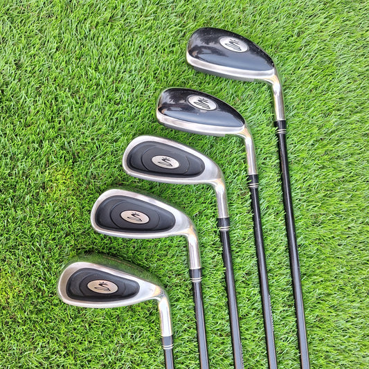 Palos de golf Hierros 6-9 y SW King Cobra Transition-S