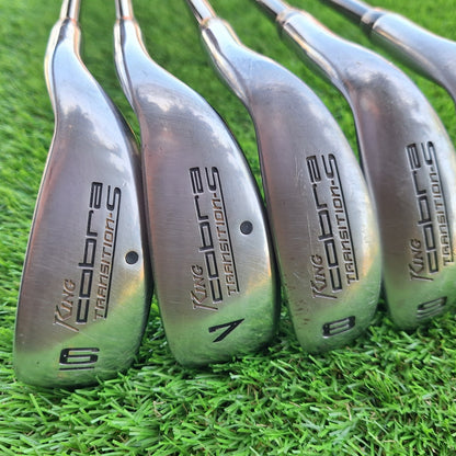 Palos de golf Hierros 6-9 y SW King Cobra Transition-S