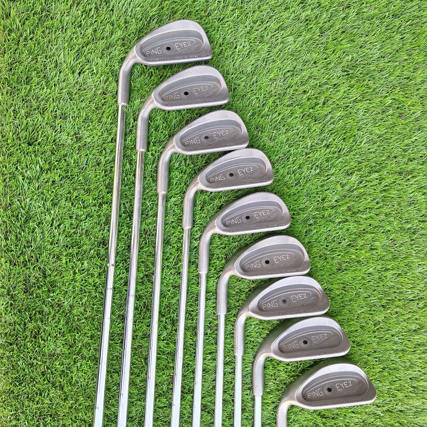Palos de golf Zurdo Hierros 3-SW Ping Eye 2 Karsten
