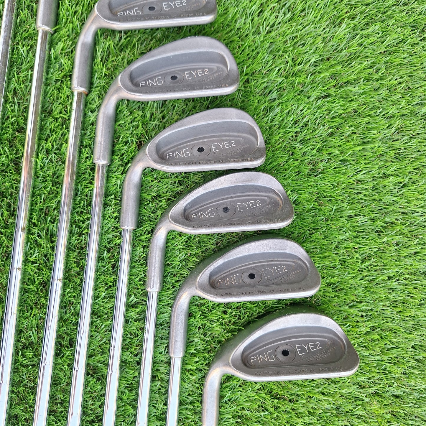 Palos de golf Zurdo Hierros 3-SW Ping Eye 2 Karsten