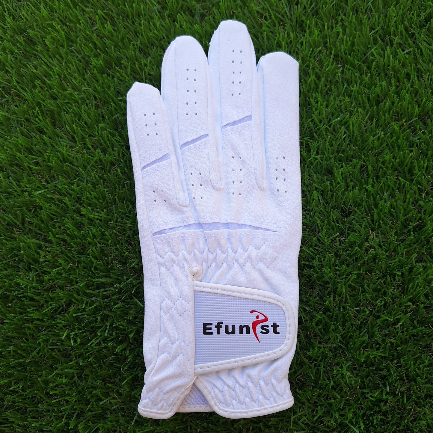 Guante de golf blanco