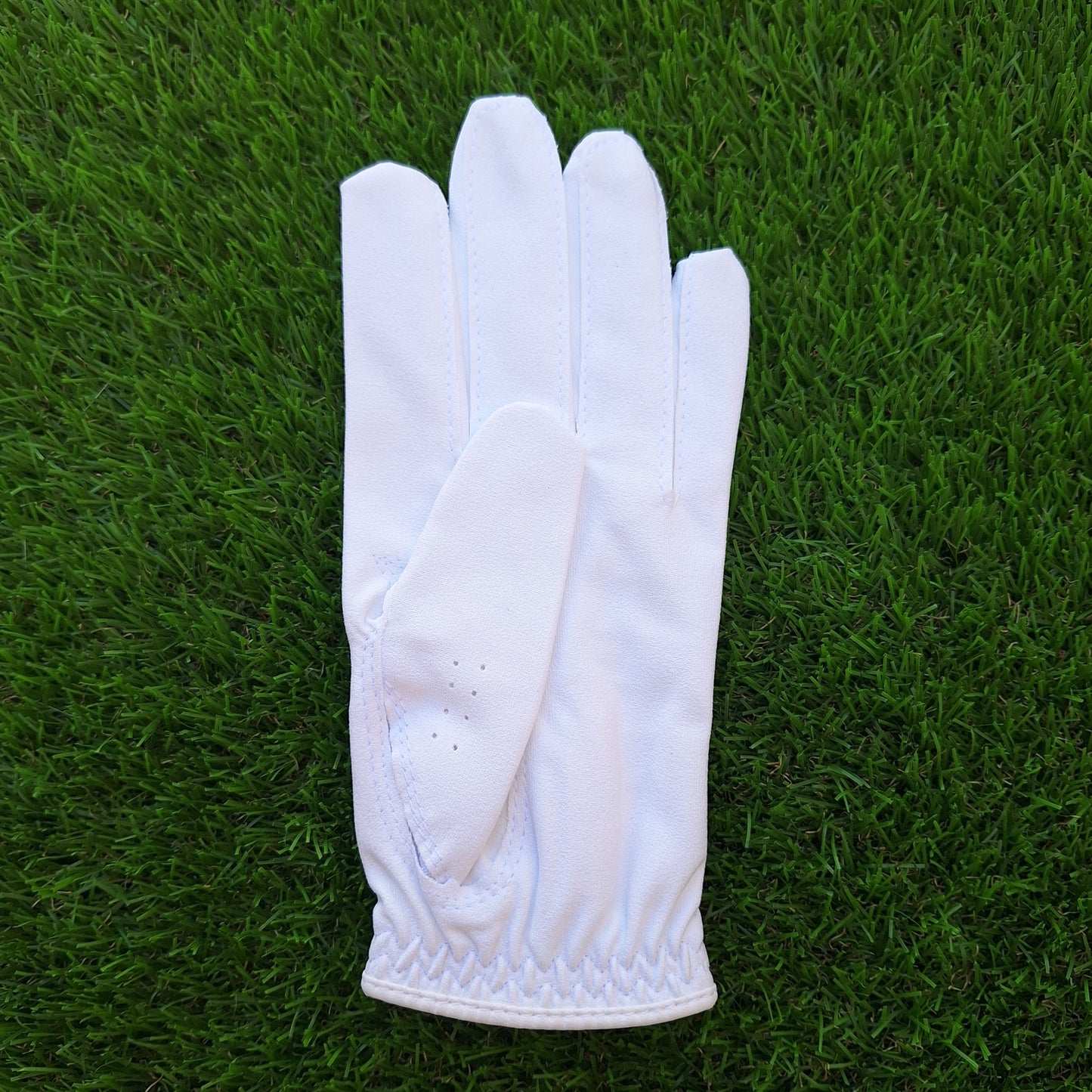 Guante de golf blanco