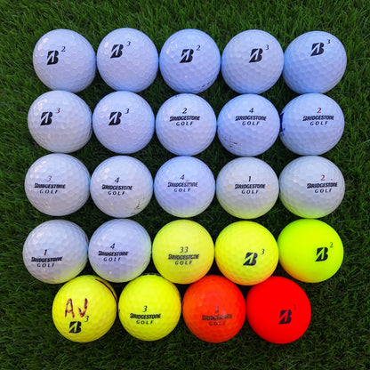 24 Bolas de golf Bridgestone mixtas