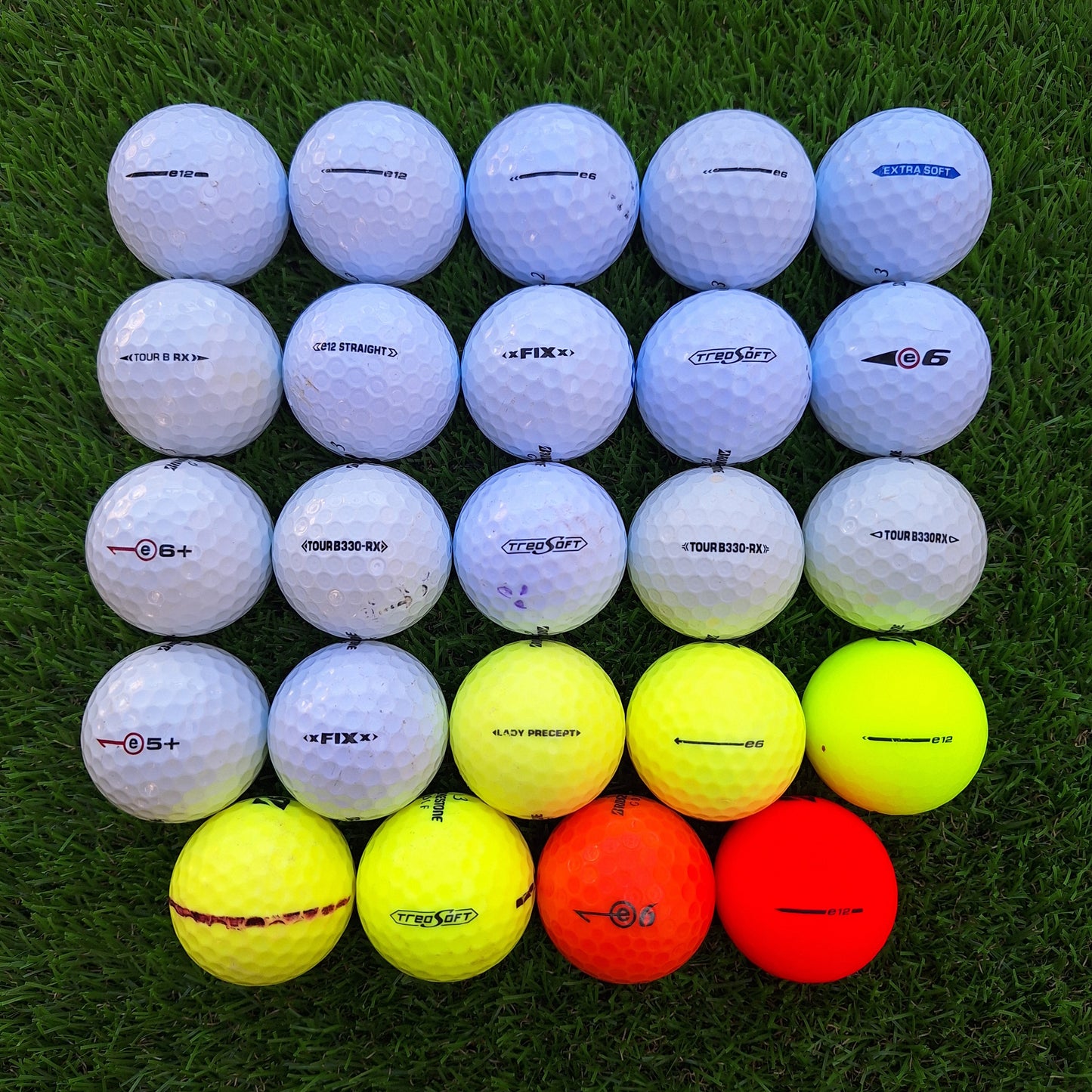 24 Bolas de golf Bridgestone mixtas