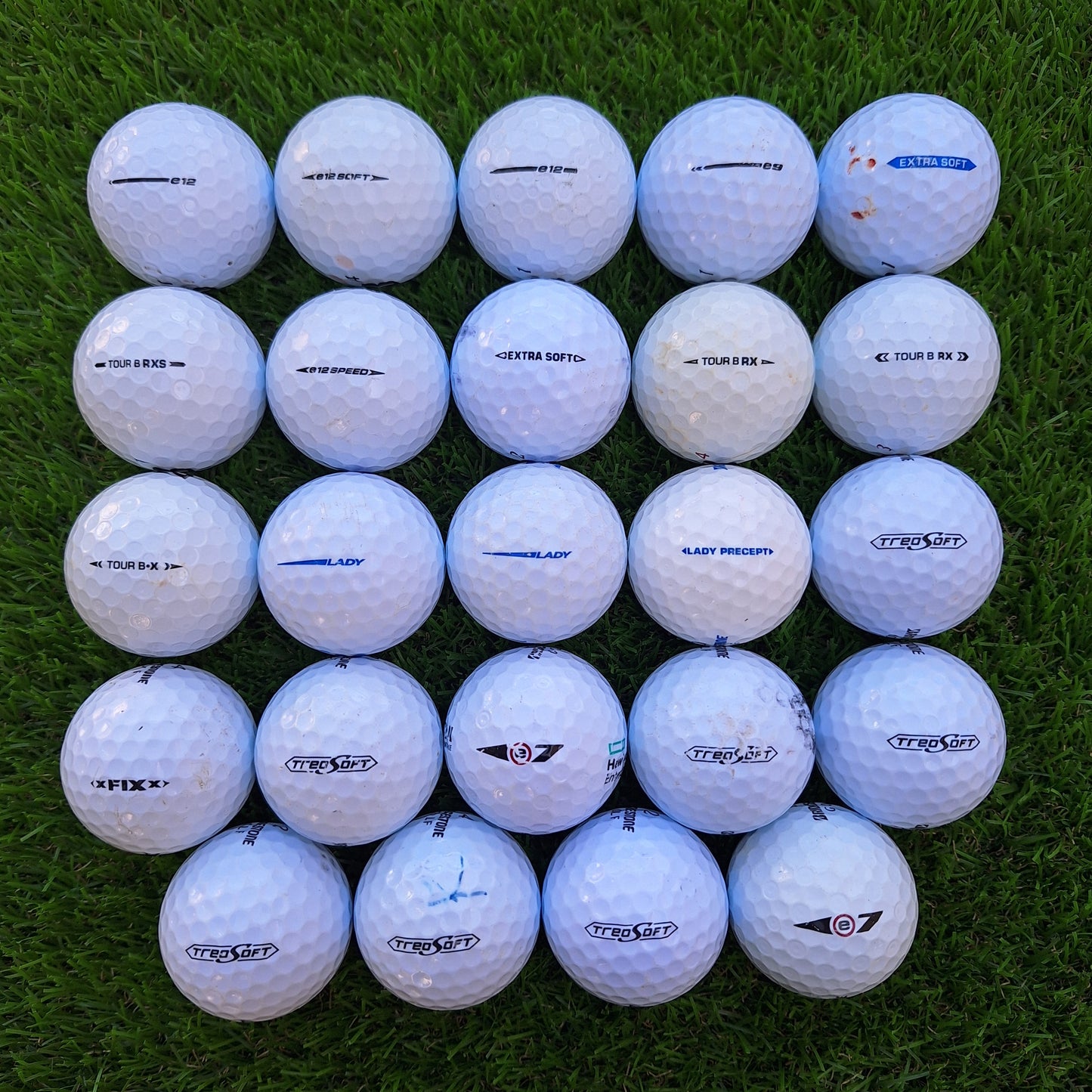 24 Bolas de golf Bridgestone mixtas