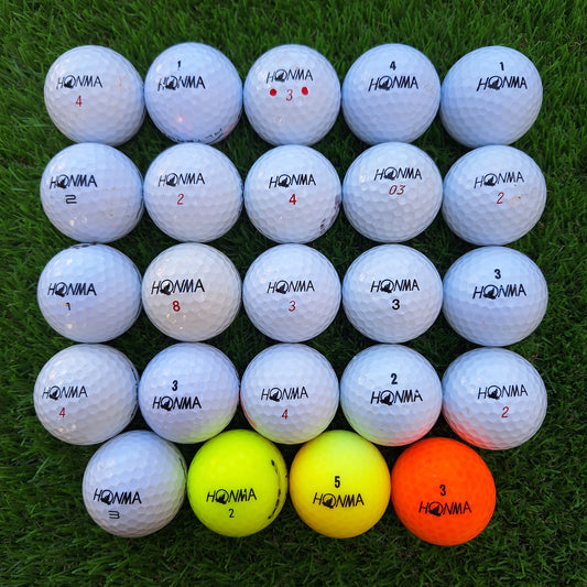 24 Bolas de golf Honma mixtas