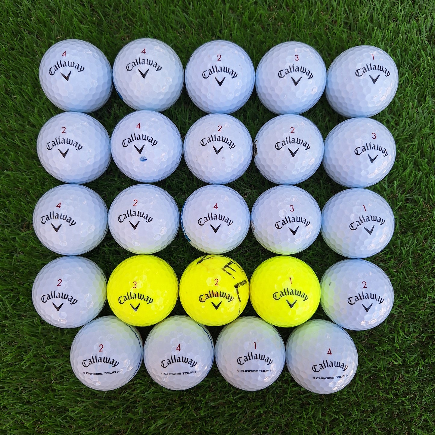 24 Bolas de golf Callaway Chrome Tour