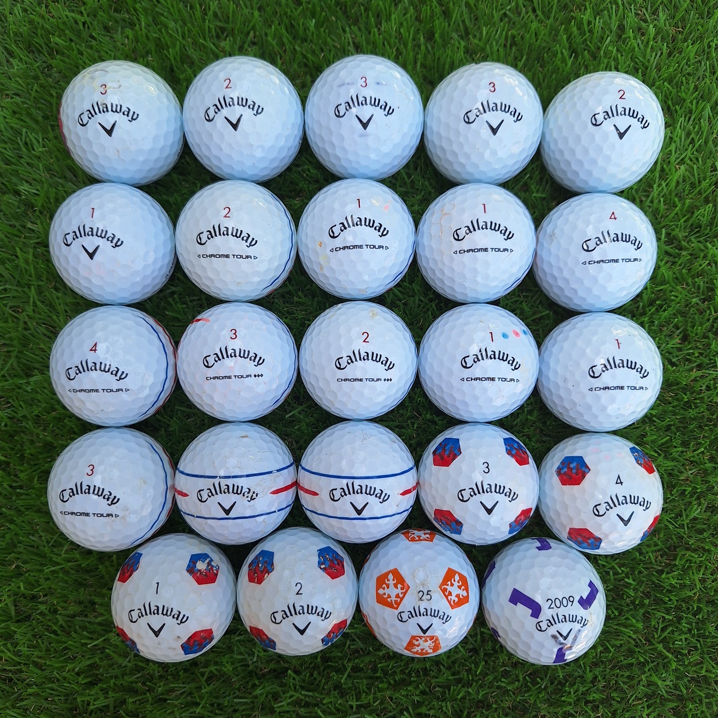 24 Bolas de golf Callaway Chrome Tour