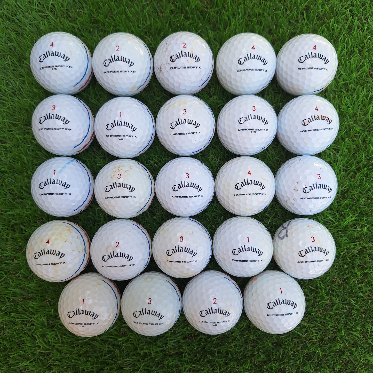 24 Bolas de golf Callaway Chrome Soft X