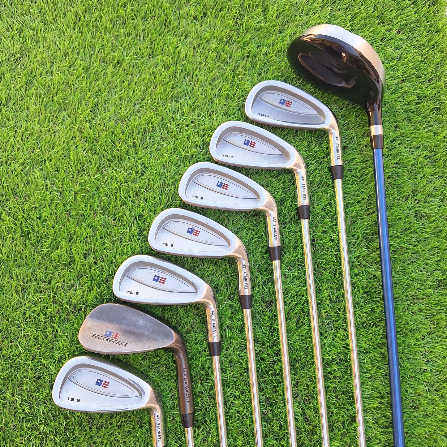 Palos de golf Junior Hierros 5-PW y Madera 3 Tour Series TS-6