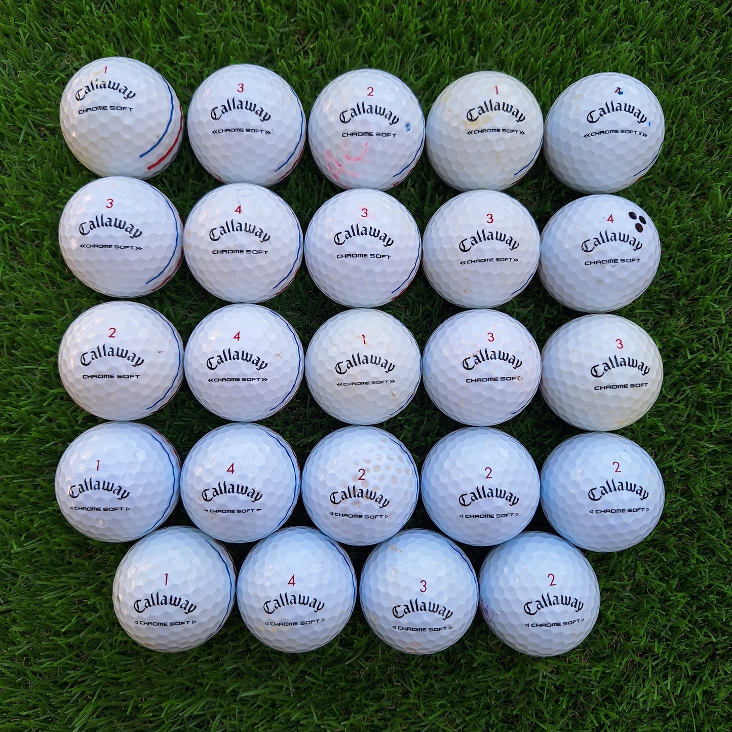 24 Bolas de golf Callaway Chrome Soft