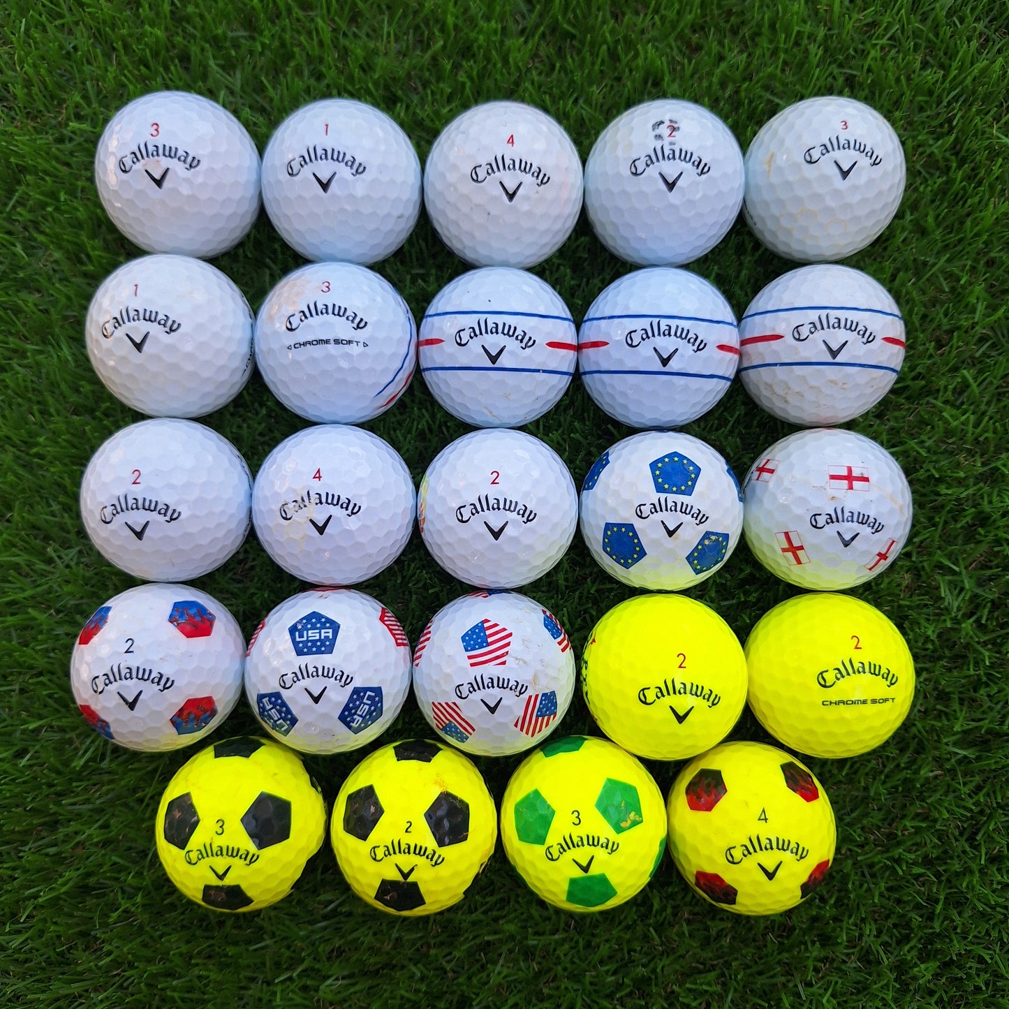 24 Bolas de golf Callaway Chrome Soft