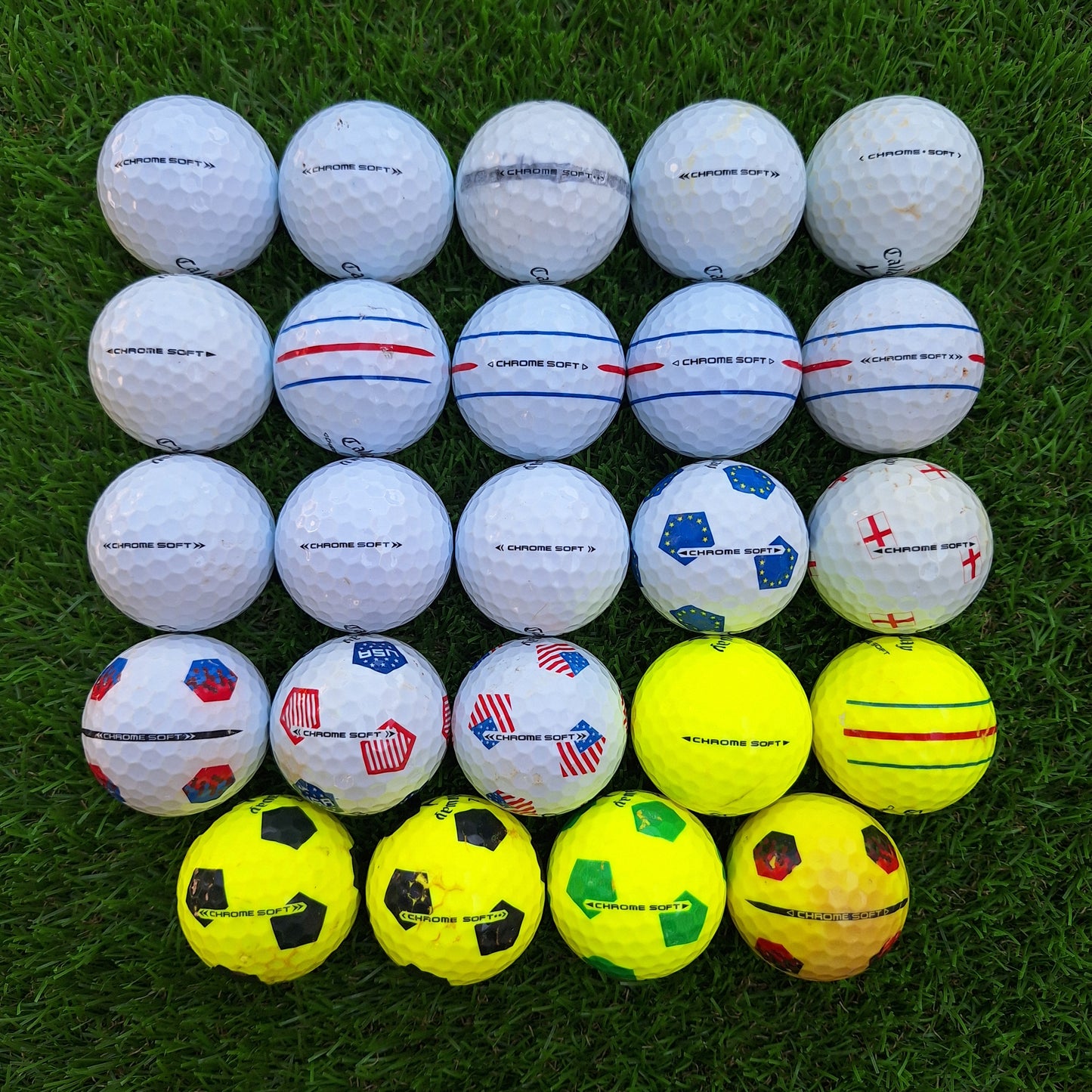 24 Bolas de golf Callaway Chrome Soft
