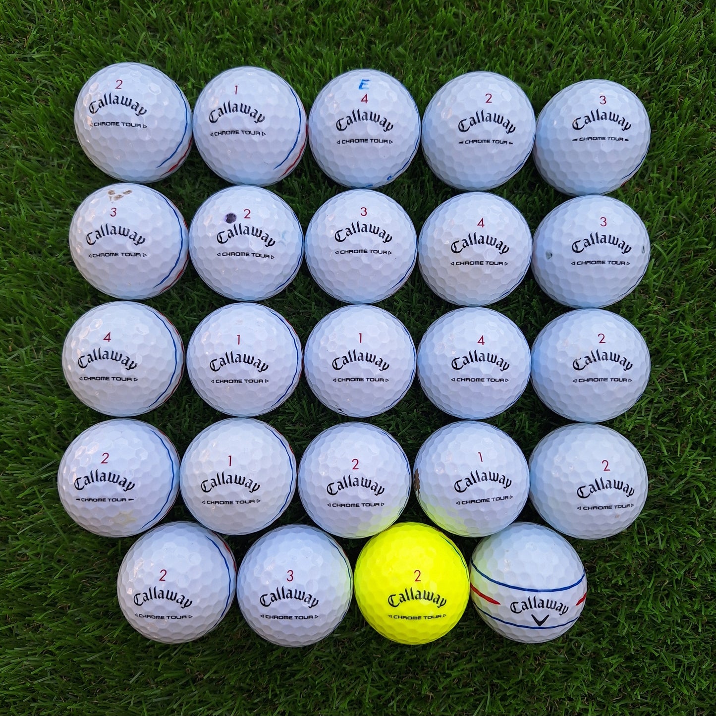 24 Bolas de Golf Callaway Chrome Tour