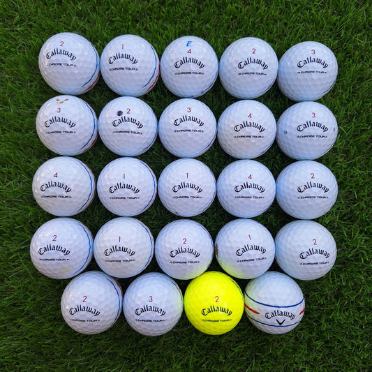24 Bolas de Golf Callaway Chrome Tour
