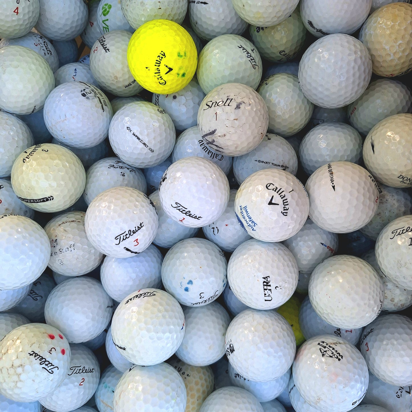 500 Bolas de golf mixtas grado B