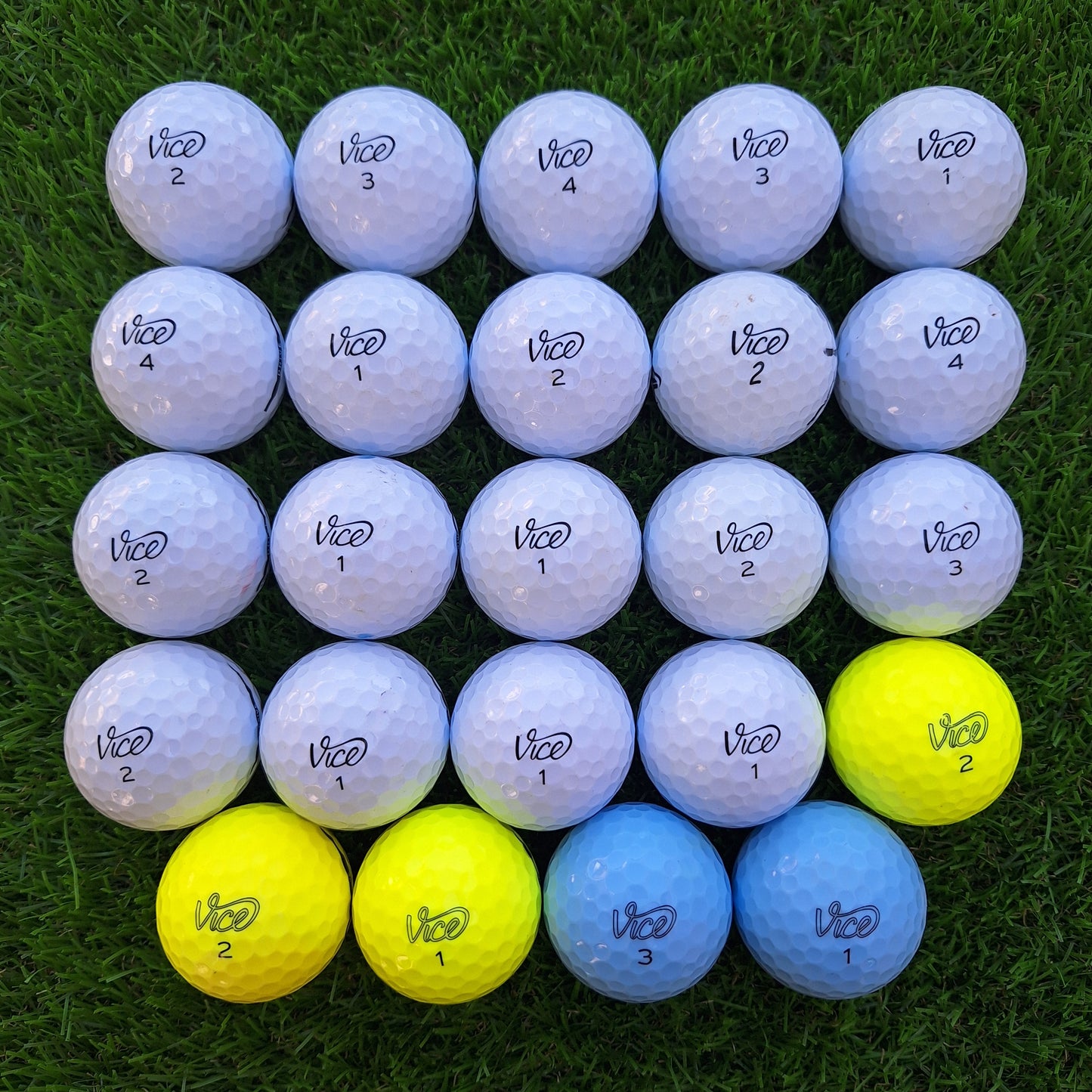 24 Bolas de golf Vice Drive