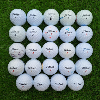 24 Bolas de golf Titleist mixtas