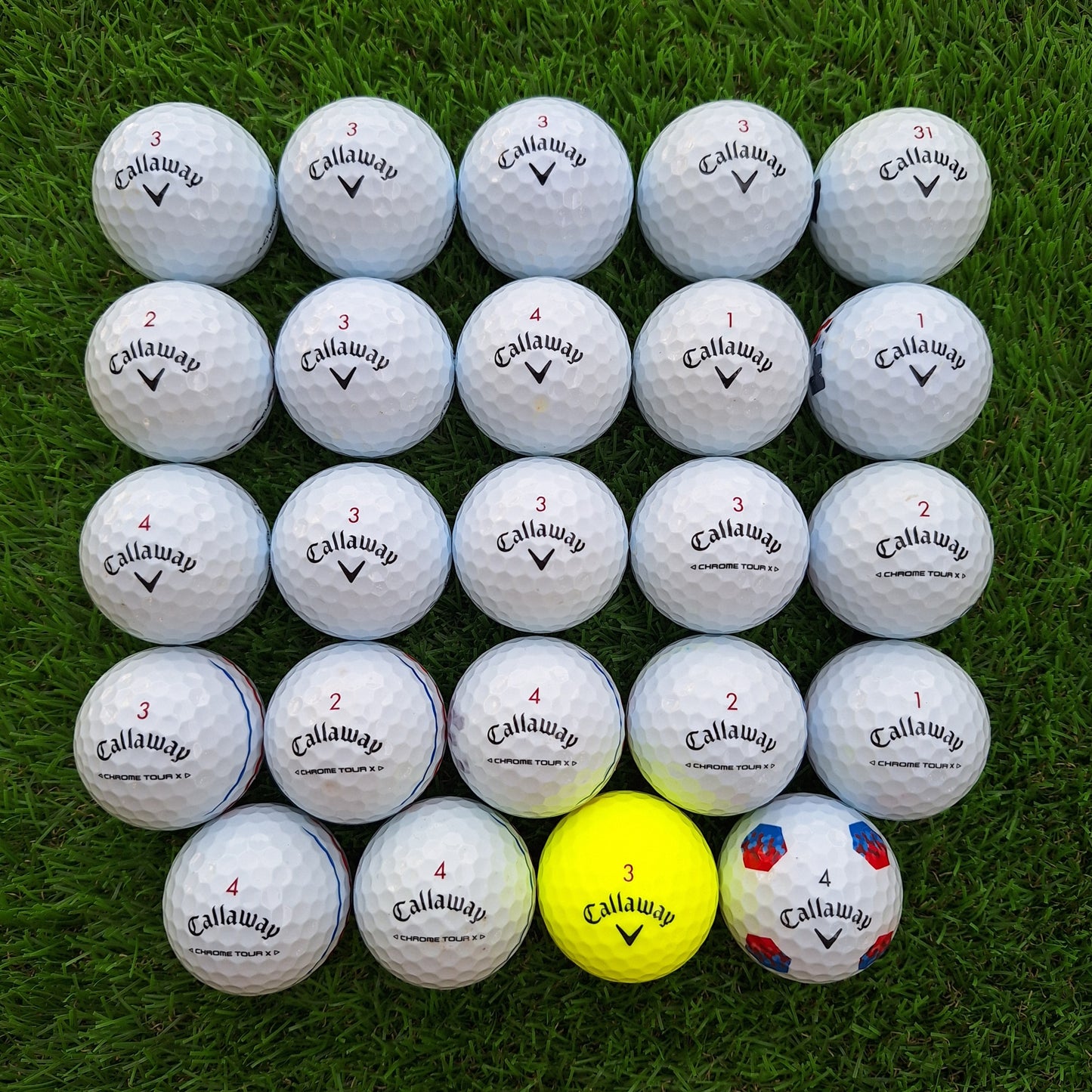 24 Bolas de Golf Callaway Chrome Tour X
