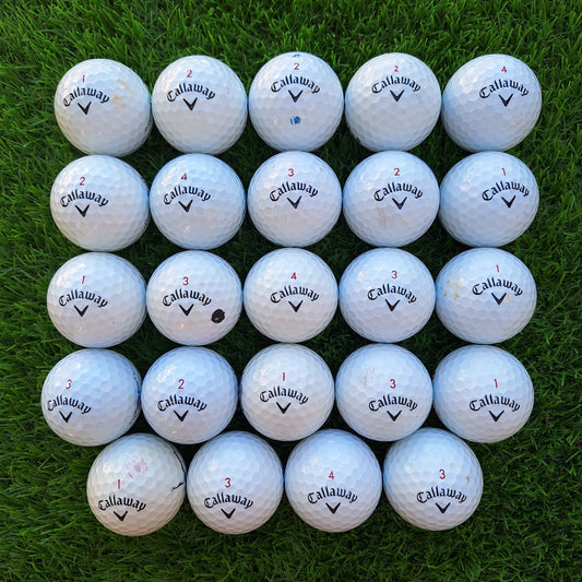 24 Bolas de golf Callaway Chrome Soft