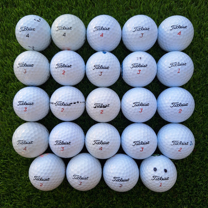 24 Bolas de golf Titleist mixtas