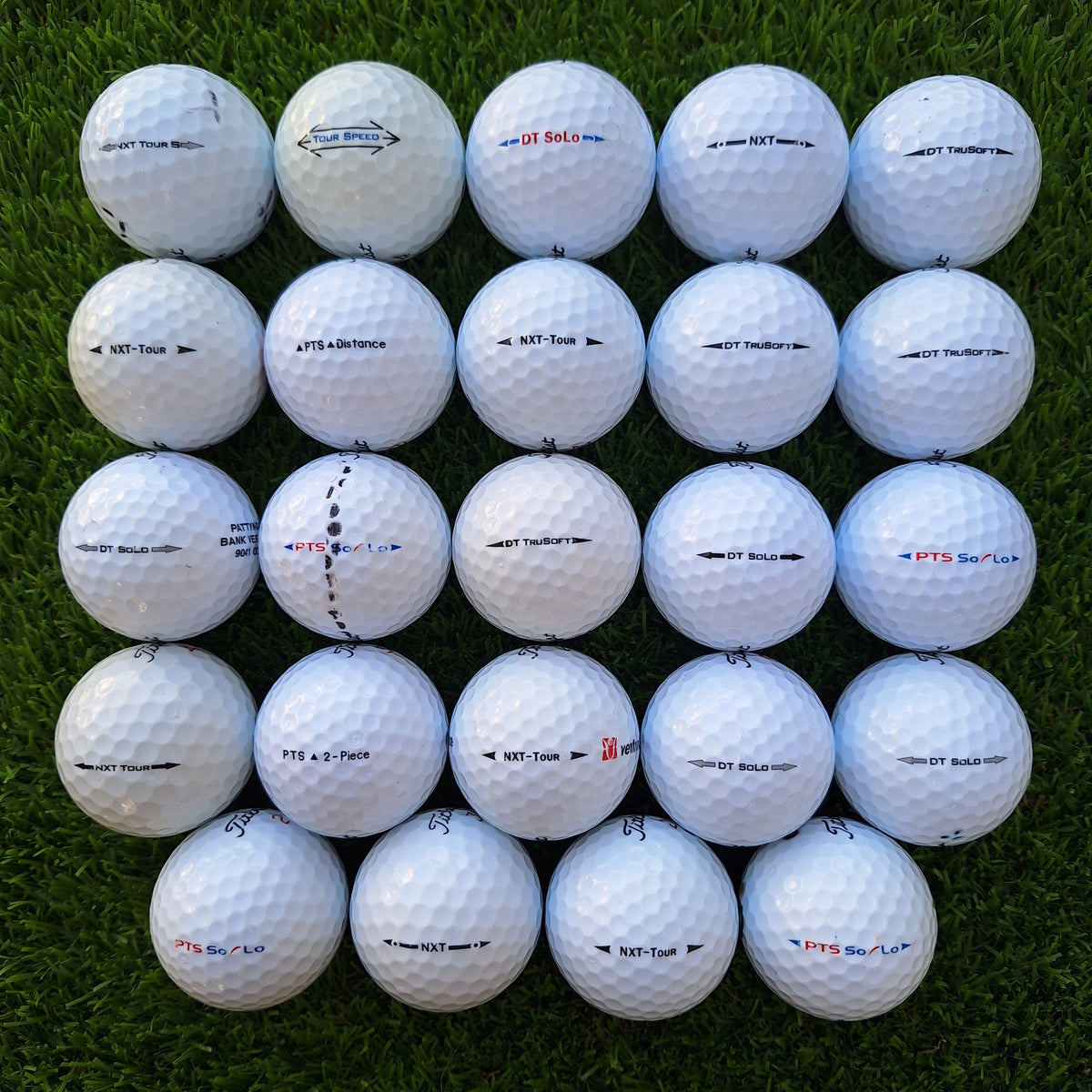24 Bolas de golf Titleist mixtas