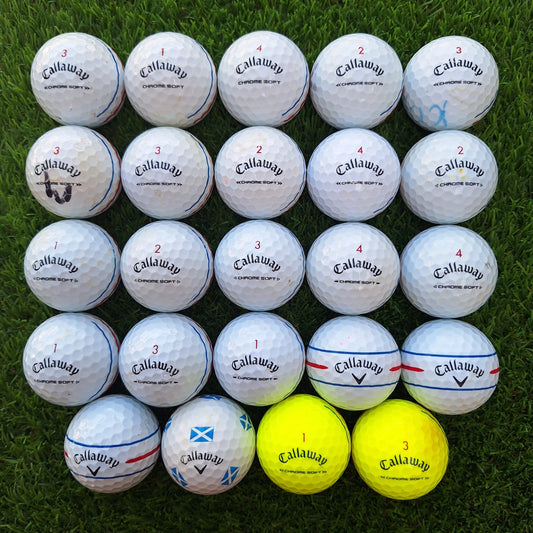 24 Bolas de golf Callaway Chrome Soft